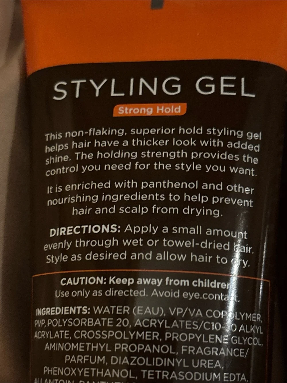 Lot of 3 equate styling gel strong hold for men-new